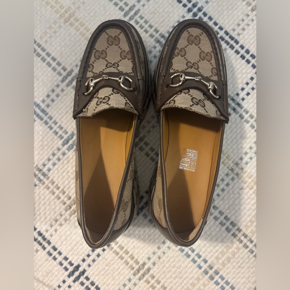 Gucci Horsebit Wedge Loafer